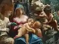 Adam Elsheimer, Die Heilige Familie mit Engeln und Johannesknaben, Detail, um 1600