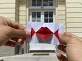 Origami-Kussmund