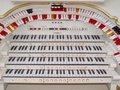 Spieltisch der Mighty-Wurlitzer-Theaterorgel