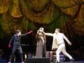 Derek Welton als Wotan, Thomas Blondelle als Loge, Markus Brück als AlberichBernd Uhlig