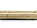 Haus Lemke, Viersitzige Schlafcouch mit Polsterkissen aus dem „Damenzimmer“. Entwurf Mies van der Rohe und Lilly Reich (?), 1934/35