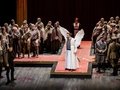 Jordan Shanahan als Telramund, David Butt Philip als Lohengrin, Yulia Matochkina als OrtrudBettina Stöß