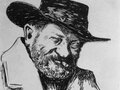 Heinrich Zille gezeichnetes Selbstportrait