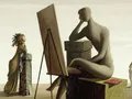 Mac Zimmermann, Die Tageszeiten: Mittag, Detail, 1954