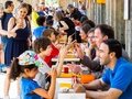 Fest im Kolonadengang