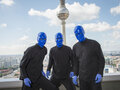 BLUE MAN GROUP vor dem Berliner Fernsehturm