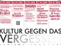 Kultur gegen das Vergessen, Gesamtprogramm 2026