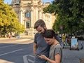 Paar am Reichstag