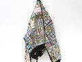 Der wiedergutmache Engel, 2024, Leather jacket, stamps