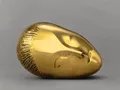 Constantin Brancusi: Muse endormie (1910), Plastik / Bronze, poliert; Paris, Centre Pompidou