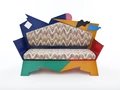 Sofa von Alessandro Mendini. Mit geometrischen bunten Designs