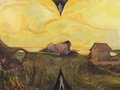 Nour El Saleh, Spleen, 2025, oil on canvas, 175 x 300 cm, 68 7/8 x 118 1/8 in, Courtesy of the Artist & GNYP Gallery, Credits Ludger Paffrath