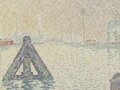 Paul Signac, In Holland – Die Boje, Detail, 1894, Farblithographie
