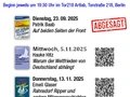 POSTER STIMMEN ZUR ZEIT