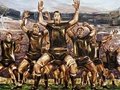 Haka, Öl auf Leinwand, 50x60 cm, 2024