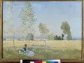 Claude Monet: Sommer (1874), Gemälde / Öl auf Leinwand (57 x 80 cm), Nationalgalerie, Staatliche Museen zu Berlin