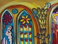 Kirchenfenster, gemalt.