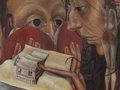Nour El Saleh, Nail bite, 2025, oil on canvas, 165 x 155 cm, 65 x 61 in, Courtesy of the Artist & GNYP Gallery, Credits Ludger Paffrath