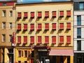 Hotelfassade und Eingang