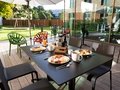 Frühstück im Garten