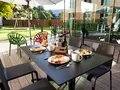 Frühstück im Garten