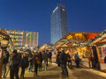 Mercado navideño en el Alexanderplatz