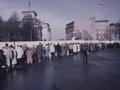 Fall of the Berlin Wall in 1989: Queue