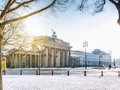 Brandenburg Gate Berlin in Winter