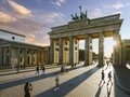 Brandenburger Tor bei Sonnenuntergang