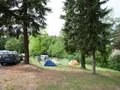 Zelte am Campingplatz Berlin Gatow 
