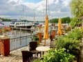 Terrasse beim historischen Fährhafen in Köpenick