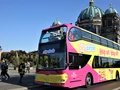 Bus from Berlin City Circle Sightseeing in front of the Berlin Cathedral