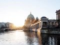 Sight Berlin Cathedral at sunrise