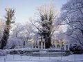 Glienicke Palace in Winter in Berlin