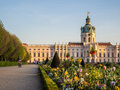 Der Park vom Schloss Charlottenburg in Berlin im Frühling