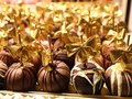 Schokoäpfel auf dem Weihnachtsmarkt