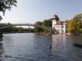 Abteibrücke and Insel der Jugend in Berlin 