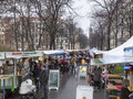 Mercado ecológico de Adviento en el Kollwitzplatz