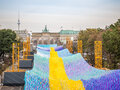Art installation “Visions in Motion” at Brandenburg Gate in Berlin
