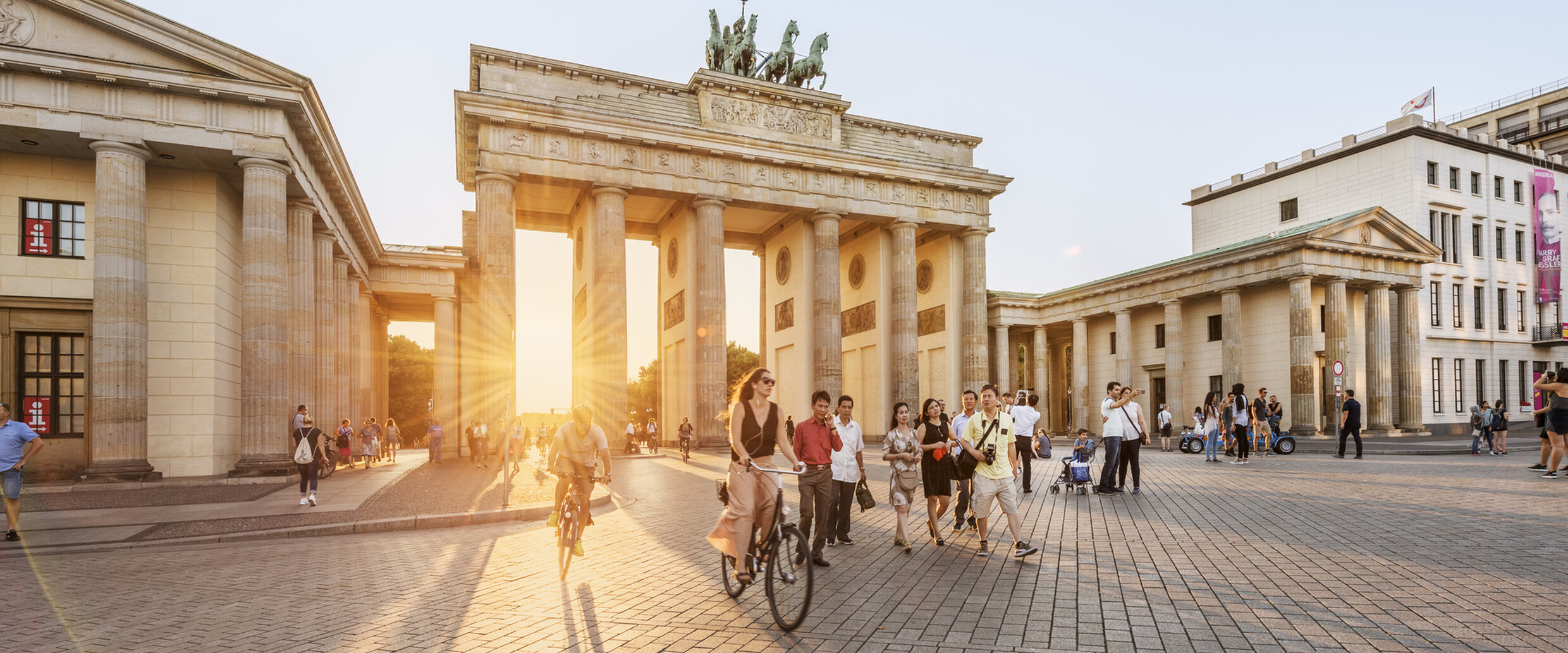 Brandenburg Gate in Berlin, an example of Greek revival architecture