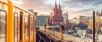 U-Bahn auf der Oberbaumbrücke