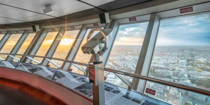 Aussichtsebene im Berliner Fernsehturm
