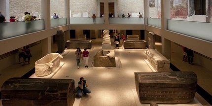 Nouveau Musée de Berlin : la salle égyptienne