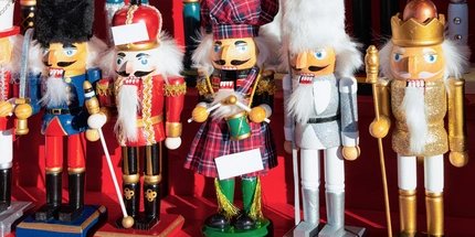 Nussknacker auf dem Weihnachtsmarkt in Berlin
