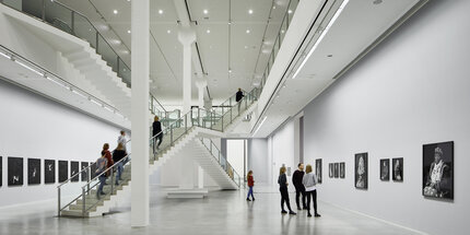 Interior of the Berlinische Galerie in Berlin