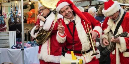 Weihnachten im Westend: Jazz Nikoläuse