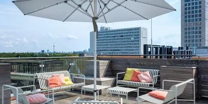 Dachterrasse des aletto am Kudamm