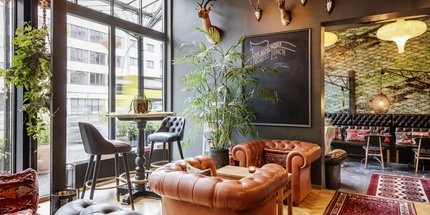 15-Minuten-Stadt-Hotel Lulu Guldsmeden Café