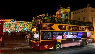 Big Bus Tours Berlin Big Bus Berlin während des Festivals of Lights