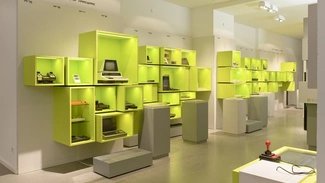 Wall of Hardware im Computerspielemuseum Berlin
